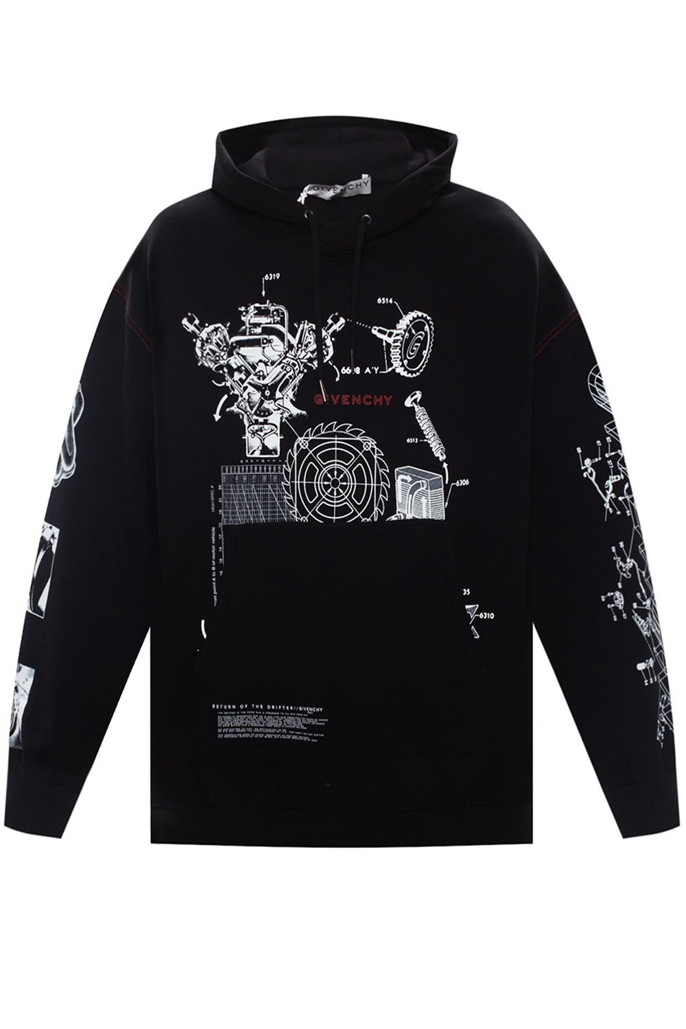 Branded hoodie Givenchy - Vitkac Canada