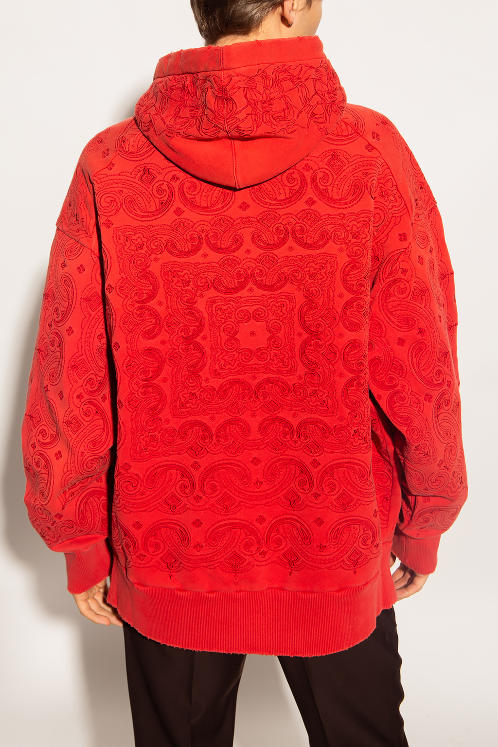 Givenchy Red Bandana Hoodie