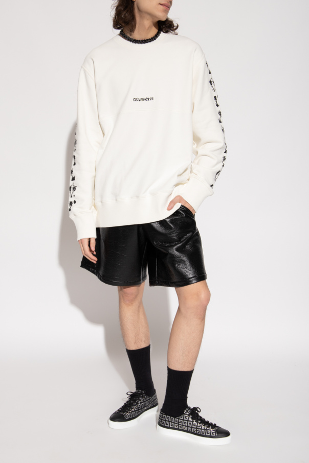 Givenchy Майка з камінням hoodie givenchy l