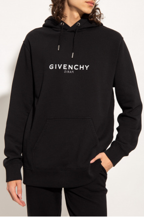 givenchy Denim Logo-printed hoodie