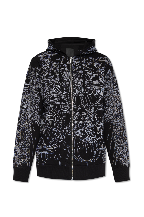 Patterned hoodie od Givenchy