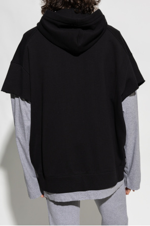 Givenchy Givenchy Pre-Owned 2010s Bluse mit transparenten Ärmeln Schwarz