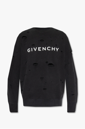 Givenchy metallic logo clutch