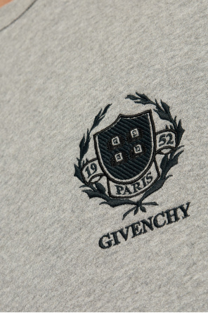 givenchy LEATHER Sweatshirt with logo