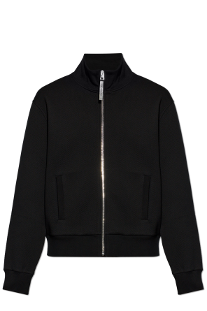 Sweatshirt with a stand-up collar