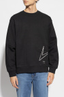 Ader Error BLACK Sweatshirt with logo
