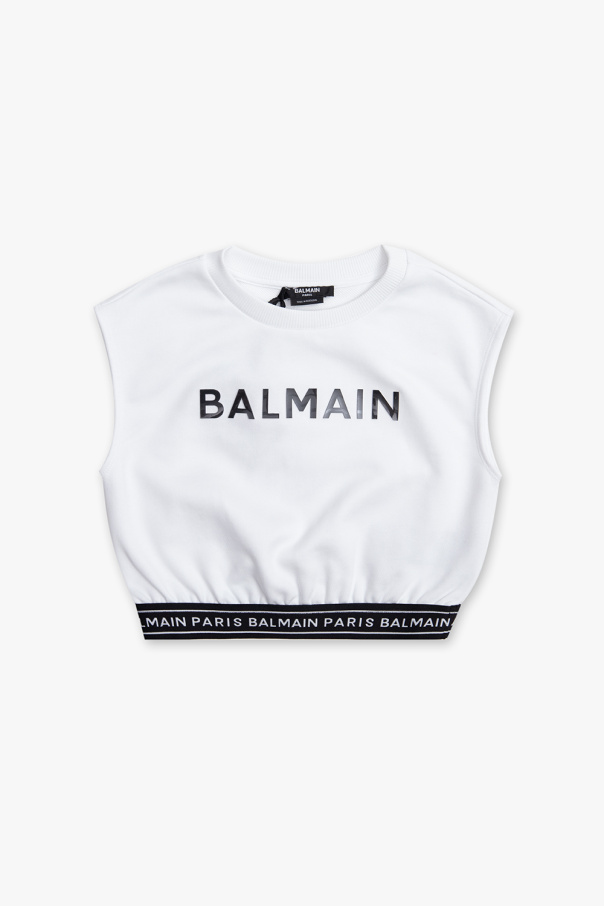 Balmain platform Kids Sleeveless sweatshirt