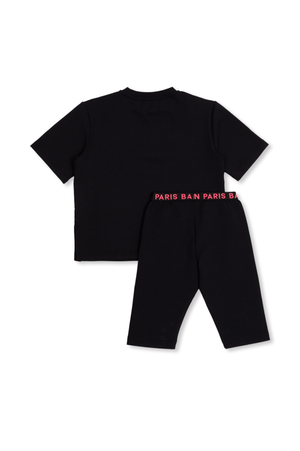 Balmain Kids Komplet: t-shirt i legginsy