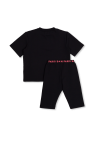 Balmain Kids Set: T-shirt and Leggings