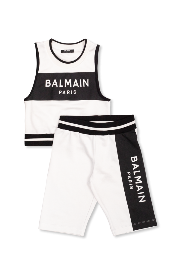 T-shirt & shorts set od Balmain Kids