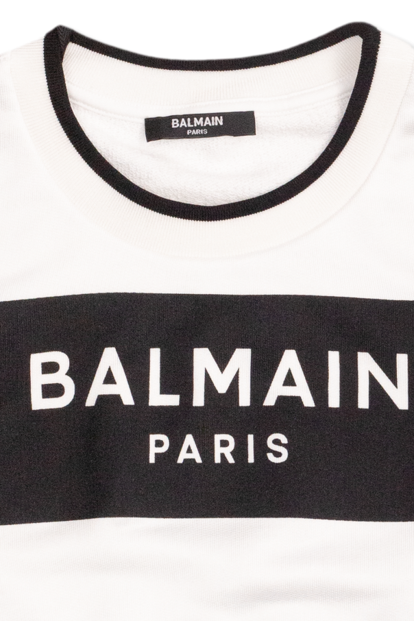 Balmain Kids Balmain logo-debossed sweatshirt