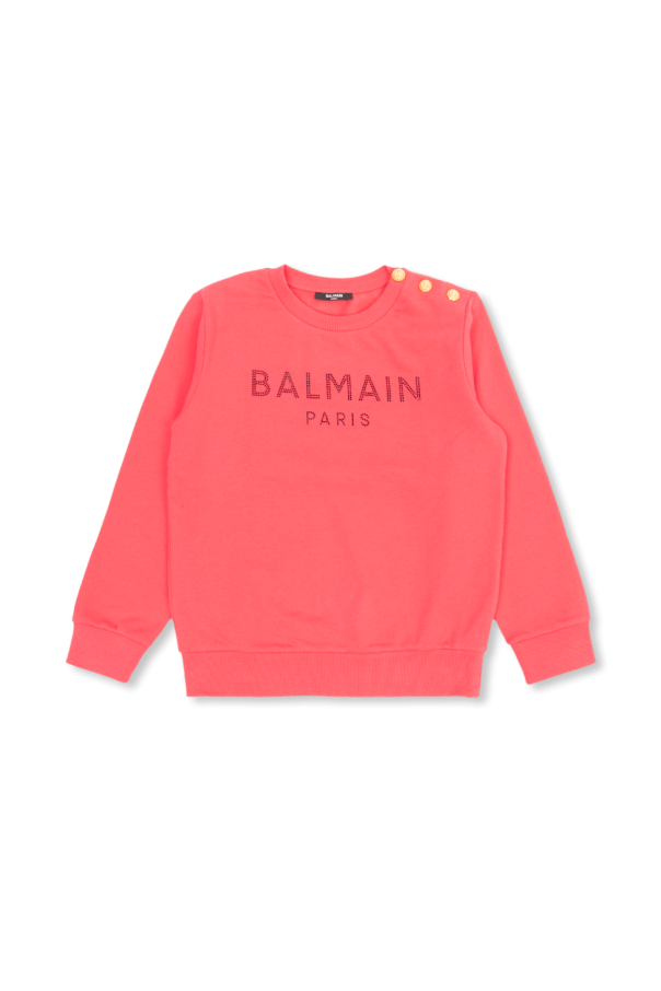 Sweatshirt with logo od Balmain Kids