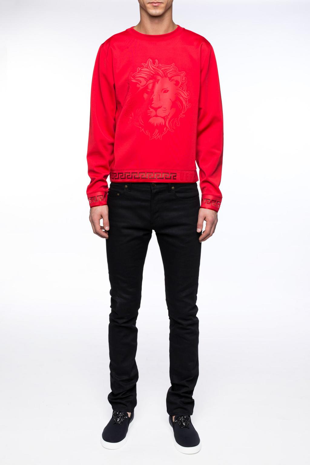 versace red sweatshirt