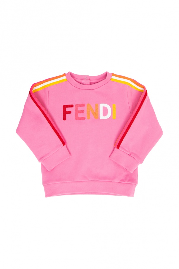 Fendi Kids Fendi embossed-logo leather wallet