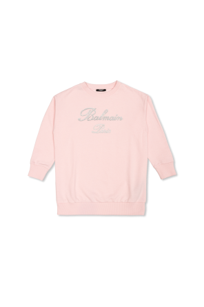 Long sweatshirt with logo