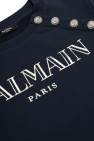 Balmain Kids NAVY BLUE Sweatshirt with logo