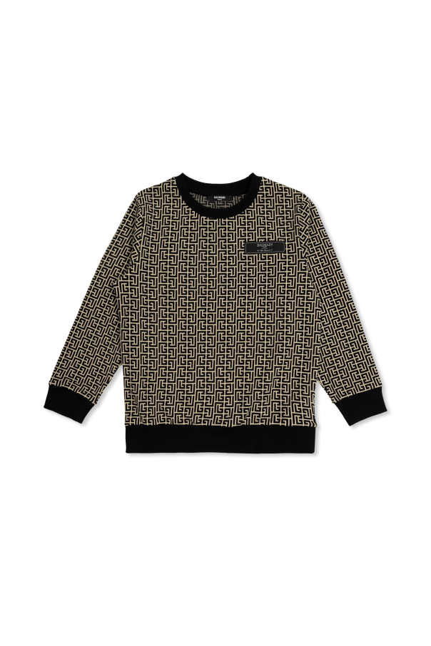 Monogram sweatshirt, zdjęcie 1 Monogram sweatshirt od Balmain Kids