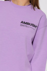 Ambush distressed-detail denim jacket Blau