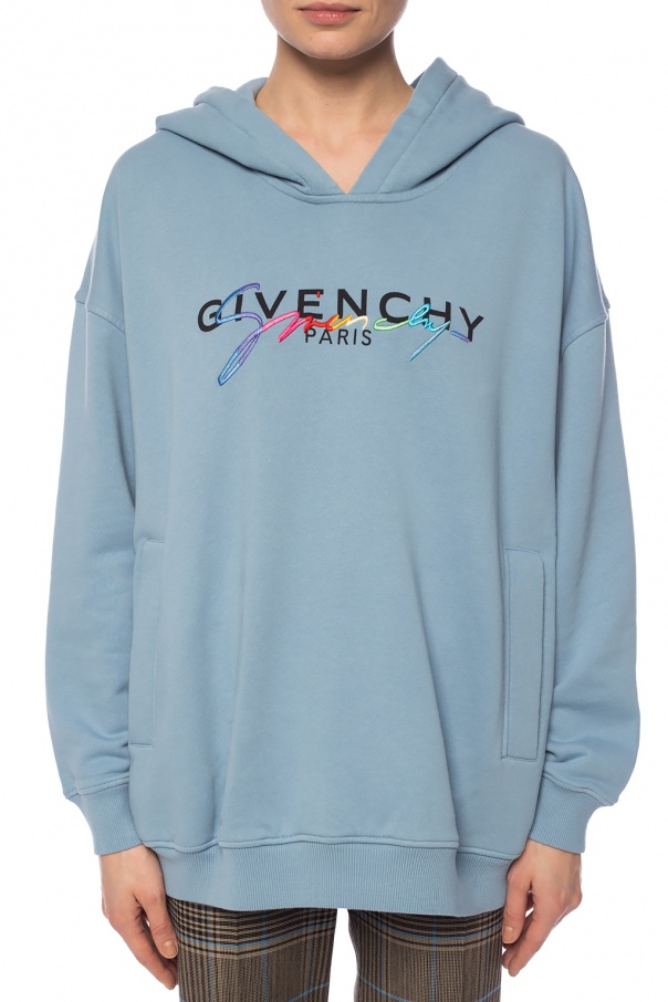 Blue Branded hoodie Givenchy - Vitkac TW