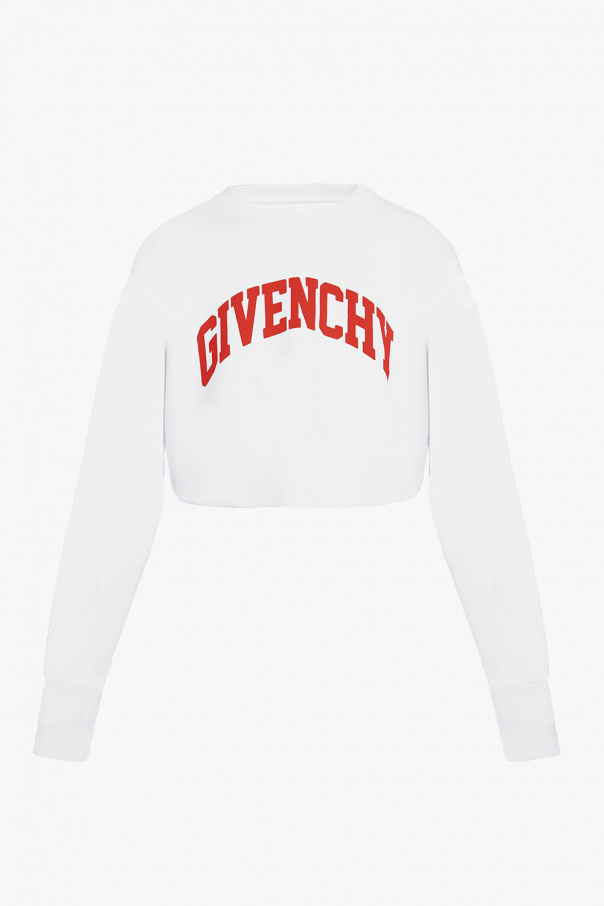 givenchy Blazers Cropped sweatshirt with logo
