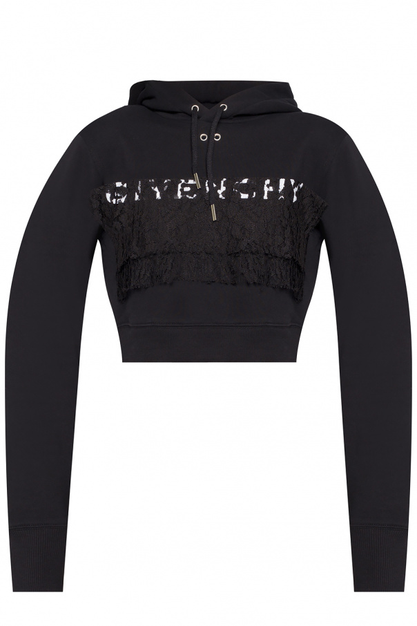 Givenchy Cropped hoodie with logo
