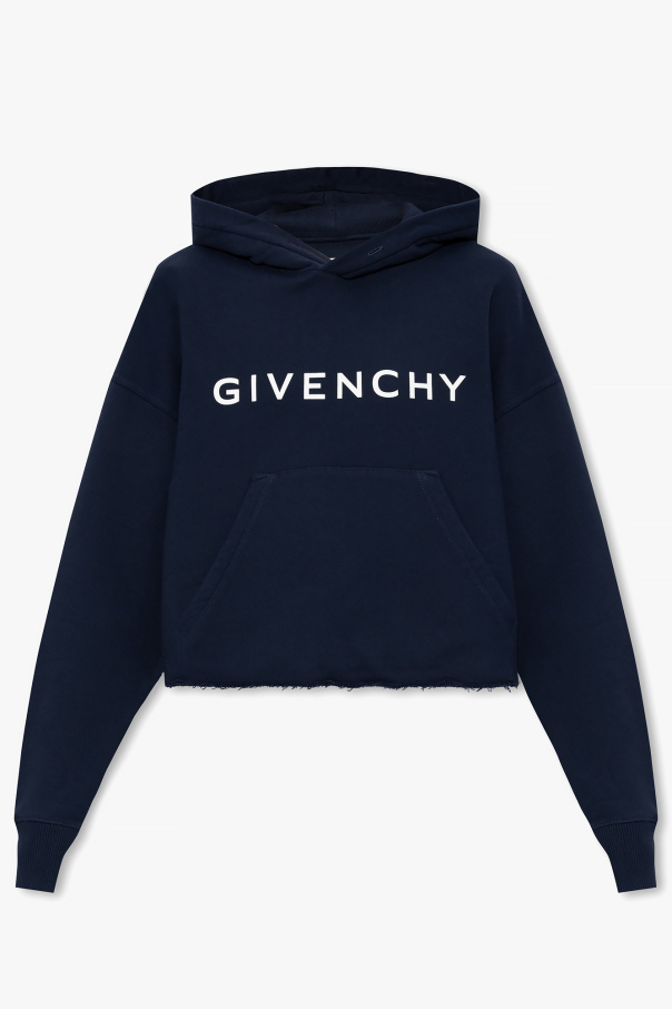 Givenchy lace-up Logo hoodie