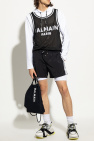 Balmain Hooded training T-shirt