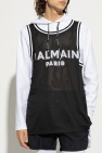 Balmain Hooded training T-shirt