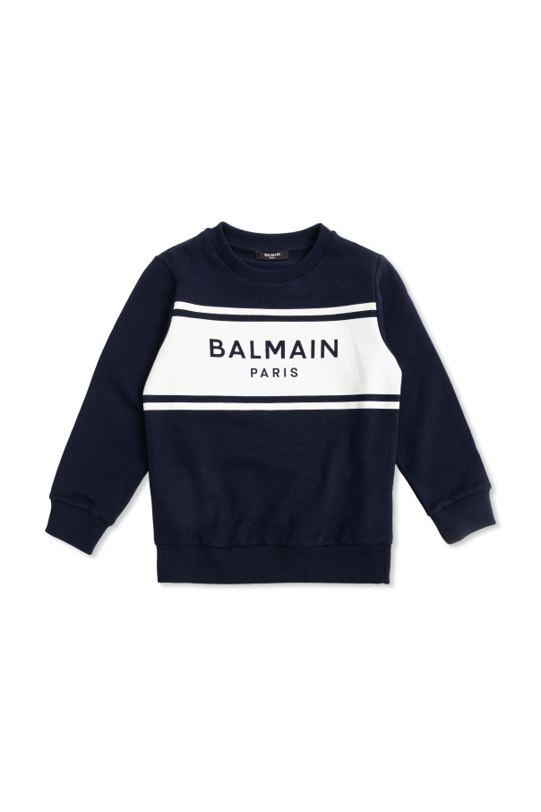 Sweatshirt with logo od Balmain Kids
