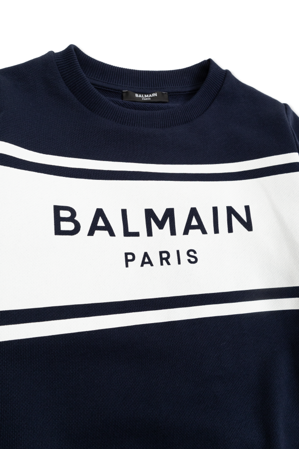 Balmain Kids Sudadera con logo