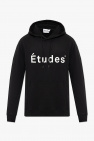 Etudes BLACK Hoodie with floral motif