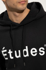 Etudes BLACK Hoodie with floral motif