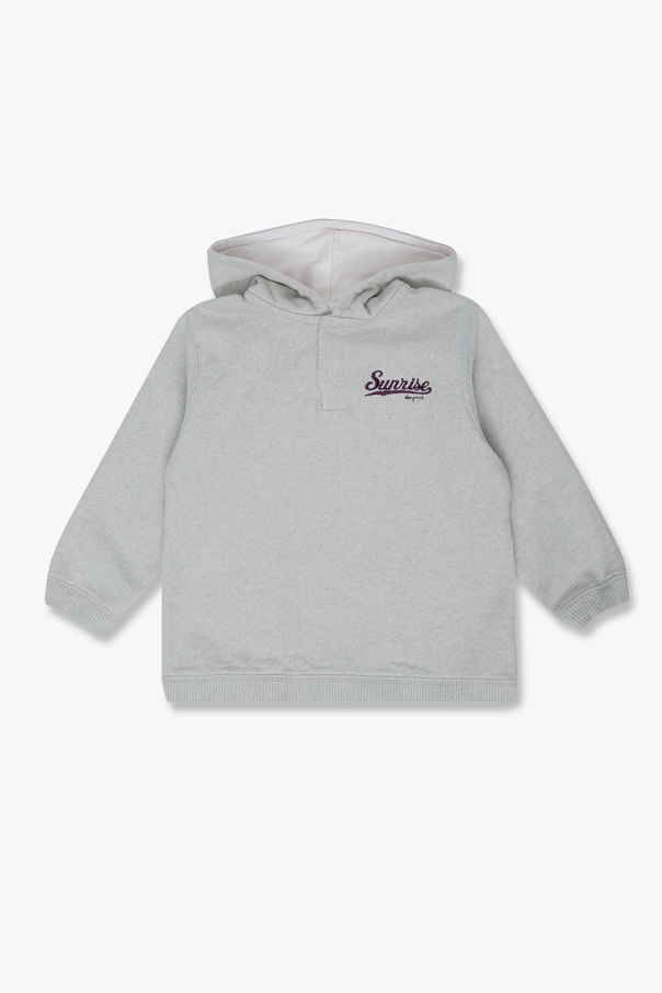 Bonpoint  Embroidered footwear hoodie