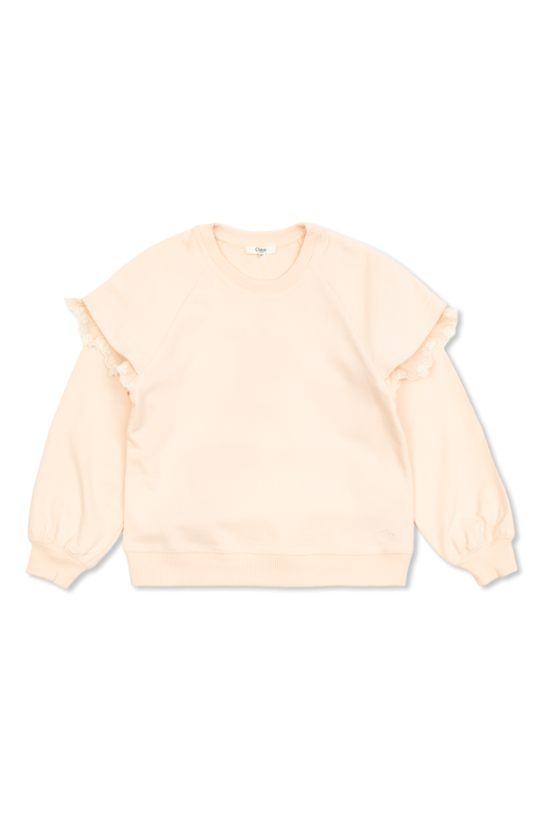 Blouse with ruffled sleeves od Chloé Kids