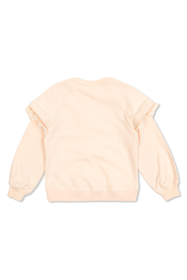 Chloé Kids Blouse with ruffled sleeves