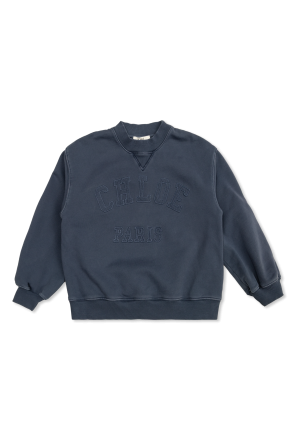 Sweatshirt with embroidered logo