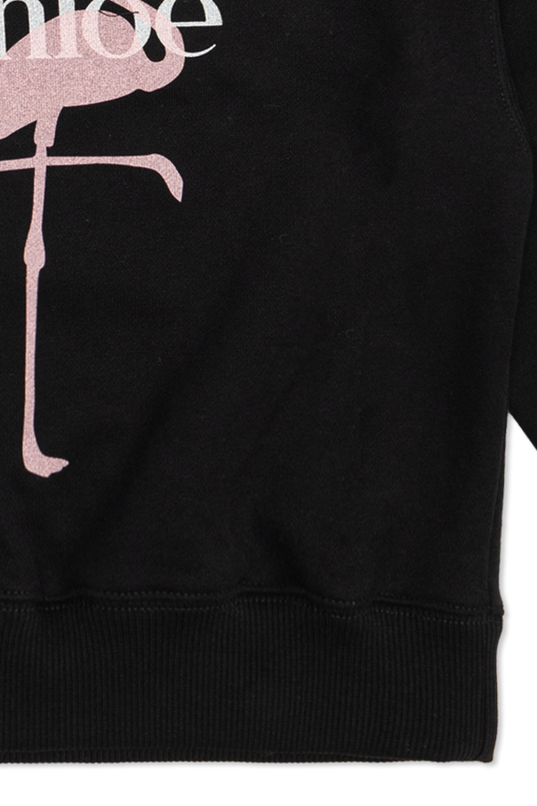 Chloé Kids Sweatshirt with printed logo