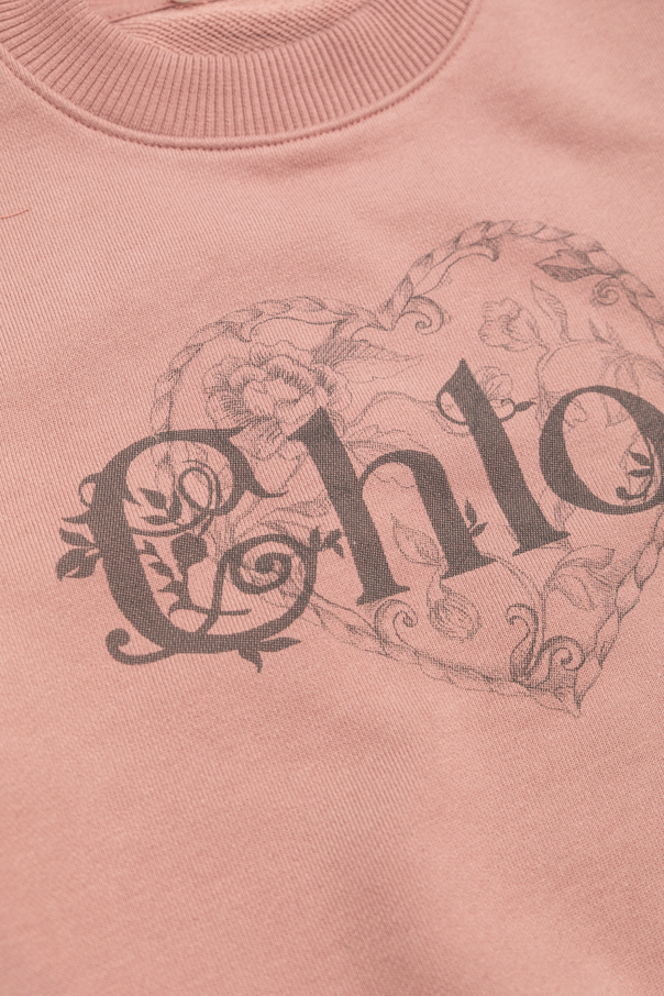 Chloé Kids Mikina s potlačeným logom
