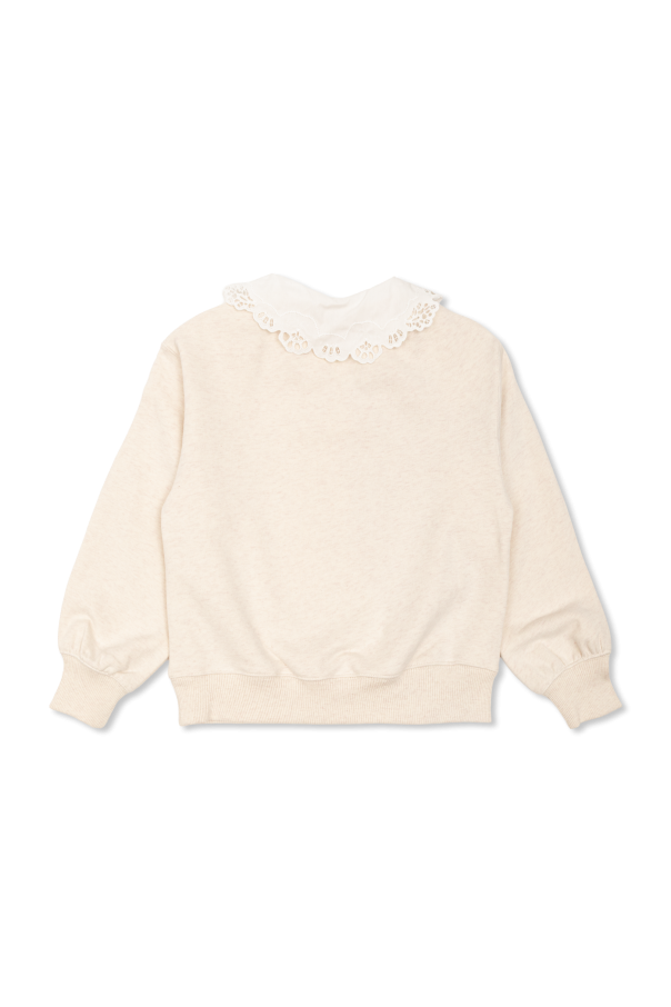 Chloé Kids Camisola com colarinho