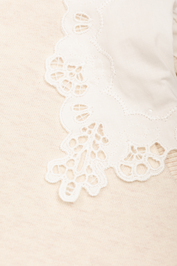 Chloé Kids Camisola com colarinho