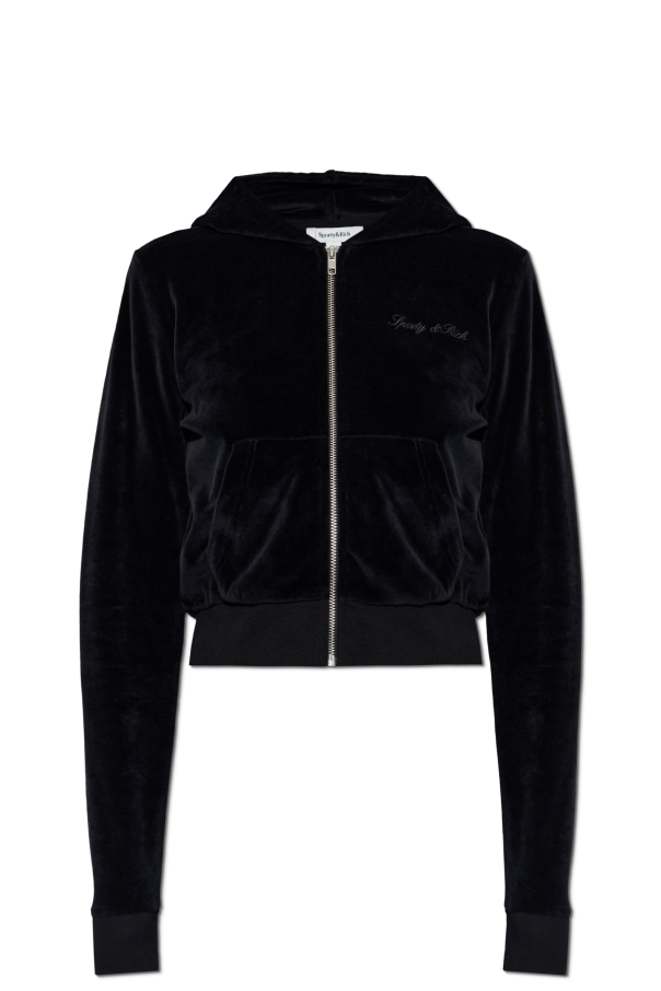 Velvet sweatshirt from the 