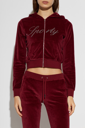 Sporty & Rich Velour sweatshirt from the ‘Rich Bitch Drop’ collection