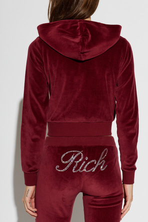 Sporty & Rich Velour sweatshirt from the ‘Rich Bitch Drop’ collection