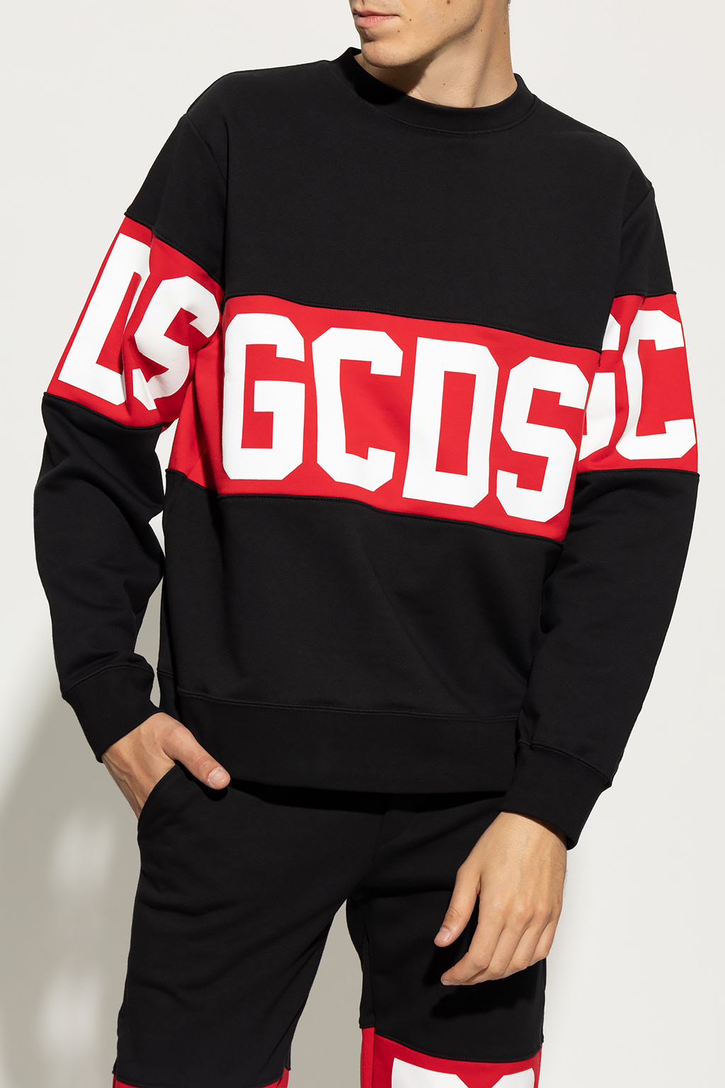 GCDS Girl sweatshirt with logo