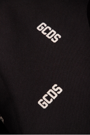GCDS Printed Black hoodie
