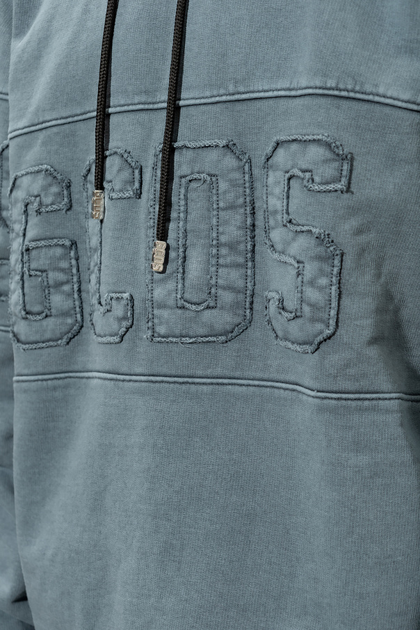 Men's Logo Patch Hoodie by Gcds