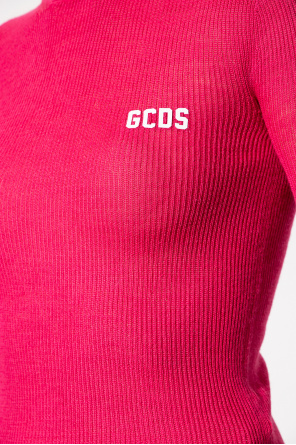 GCDS Prążkowany sweter