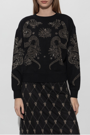 AllSaints Sweatshirt mit Applikationen ‘Cecile’