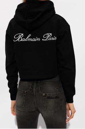 Balmain Cropped hoodie