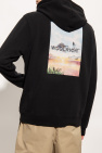 Woolrich monogram-print zip-front Sweatshirts hoodie